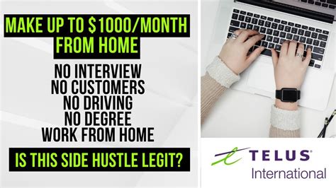 is telus international work from home legit.